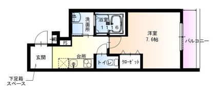 フジパレス遠里小野サウスの間取り画像