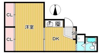 クレストTKの間取り画像