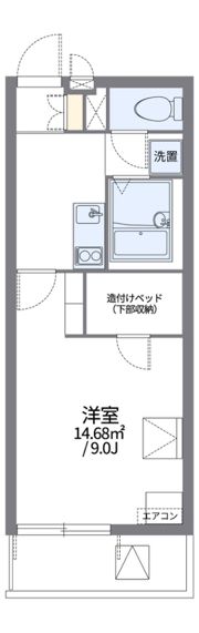 レオパレス真VIIの間取り画像