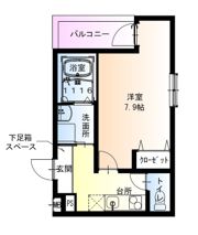 フジパレス今川公園東V番館の間取り画像