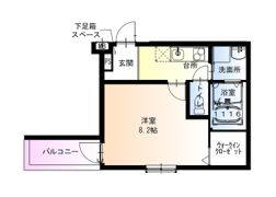 フジパレス今川公園東V番館の間取り画像