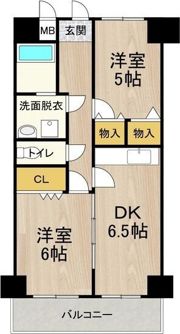 デイグラン長居公園の間取り画像