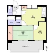 メゾンドール田辺の間取り画像