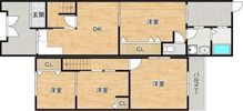 西今川1貸家の間取り画像