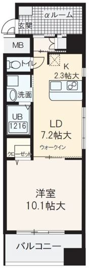 オークイマザトステーションの間取り画像
