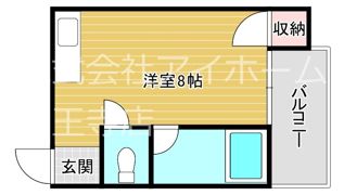 コーポイン長居B棟の間取り画像