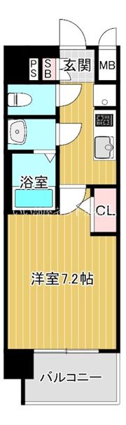 クリスタルグランツ都島本通の間取り画像