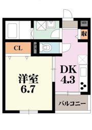 OrientCity戎之町東の間取り画像
