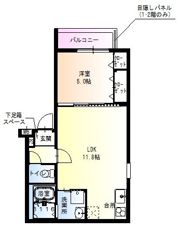 フジパレス堺東III番館の間取り画像