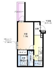 フジパレス百舌鳥八幡II番館の間取り画像