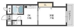 ハイツヴァレイ中百舌鳥の間取り画像