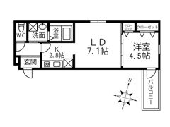 ソレイユ百舌鳥III番館の間取り画像