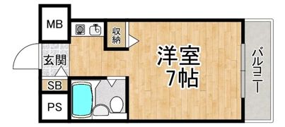 パープルマンションIIIの間取り画像