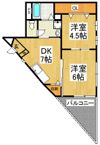 ライブコートMOZUの間取り画像