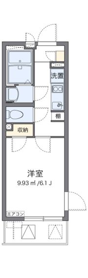クレイノオーシャンパルの間取り画像