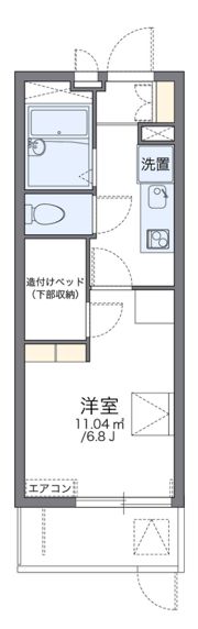 レオパレスコウドの間取り画像
