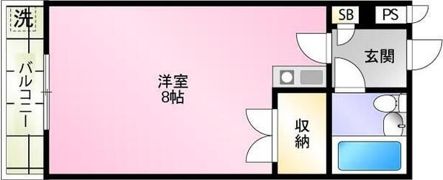 ハイツホワイトヘロンの間取り画像