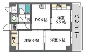 プレステージ高倉の間取り画像