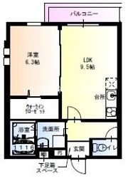 フジパレス新森III番館の間取り画像