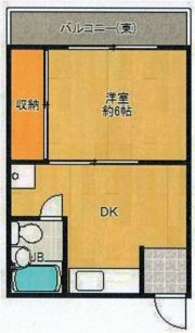 堂ヶ芝ハイツの間取り画像