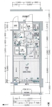 エスプレイス大阪城SOUTHの間取り画像
