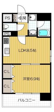サザンパークスの間取り画像