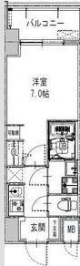 S-RESIDENCE難波大国町Tresの間取り画像