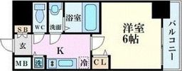 プレサンス難波駅前の間取り画像
