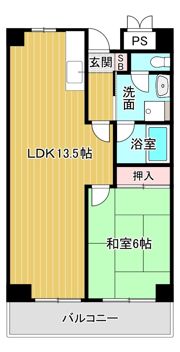 日宝ライフ放出西の間取り画像