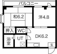 レジスコート今津中の間取り画像