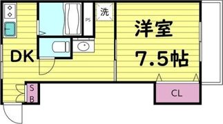 今津パークハイツB棟の間取り画像