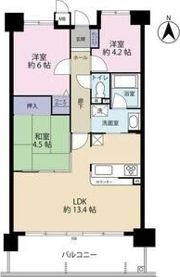キングマンション鶴見の間取り画像