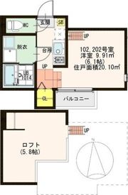 クレール鶴見の間取り画像