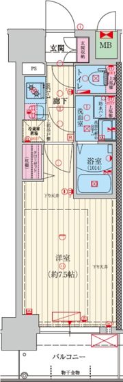 ファーストフィオーレ大阪城ブリオの間取り画像