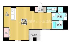 グランエクラ勝山南の間取り画像