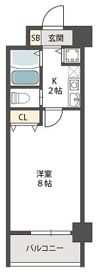 パークヴュー北梅田の間取り画像