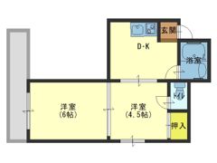 サンジェルマン玉造の間取り画像
