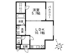 フジパレスメイトの間取り画像