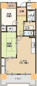 キオプラザ天満橋の間取り画像