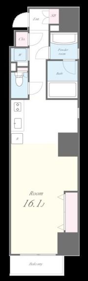 ボーベル南船場の間取り画像