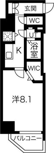 ワールドアイ天王寺ミラージュIIの間取り画像