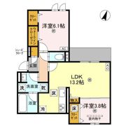 クラシスト苅田WESTの間取り画像