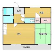メゾンパークレットの間取り画像