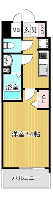 アドバンス大阪城北グレカーレの間取り画像