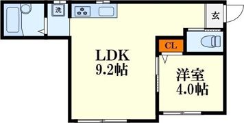 Sunny昭和町の間取り画像
