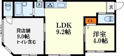 Sunny昭和町の間取り画像