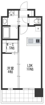 Miele昭和町の間取り画像