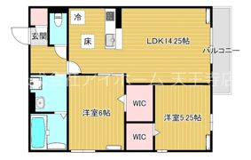 モンテゾーロ西田辺の間取り画像