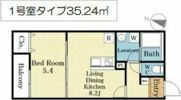 Mew Style Apartmentsの間取り画像