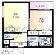 フジパレス住吉山之内の間取り画像